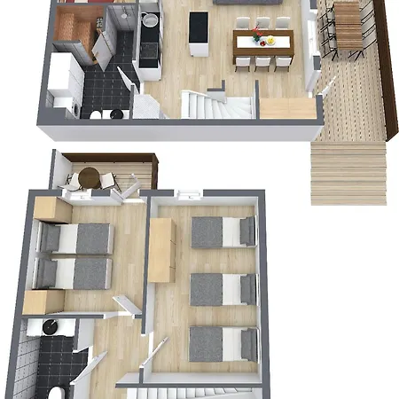 公寓 A6 Aurora Borealis Visit *